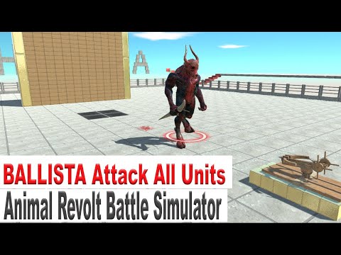 ⚡ BALLISTA Attack All Units ⚡ Animal Revolt Battle Simulator⚡