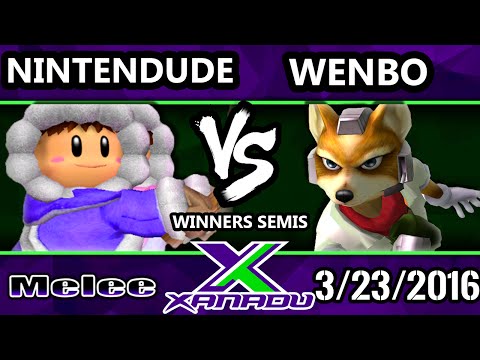 S@X 142 - SPY | Nintendude (Ice Climbers) Vs. Wenbo (Fox) SSBM Winners Semis - Smash Melee