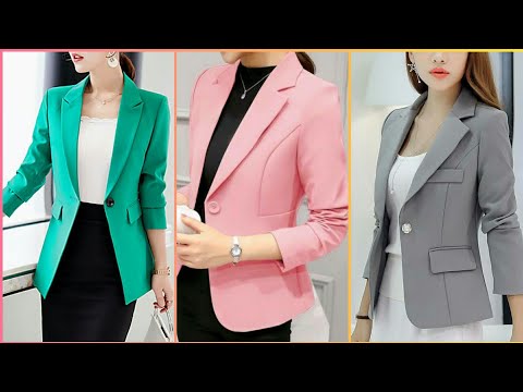 Professional Blazer Jacket For Women's . Latest stylish jackets designs 2021