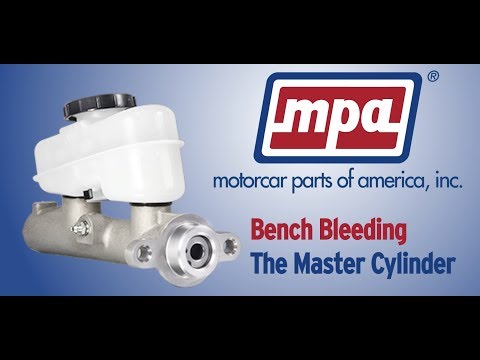 Bench Bleeding the Master Cylinder