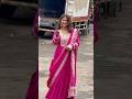 Beautiful Hinakhan With Husband At Laughterchefs Shoot Location ️ Ytshorts Shorts