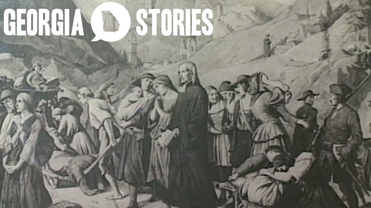 Why did the Salzburgers move from their first settlement?