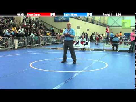 FILA Cadet 46 KG Ryan Green vs. Cade Olivas