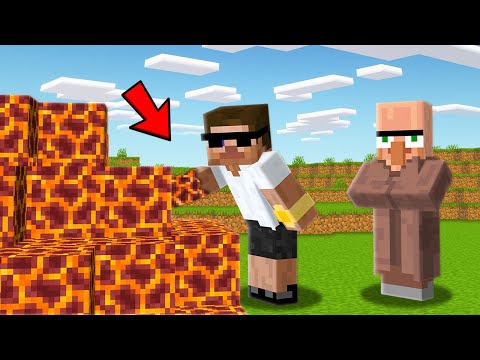 Minecraft But If we Touch a Block we Get Power...