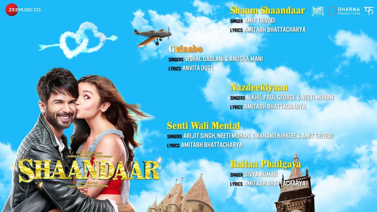 Nazdeekiyaan Lyrics  | Shaandaar | Alia Bhatt, Shahid Kapoor | Neeti Mohan, Nikhil Paul George | Amit Trivedi
