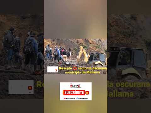 parte oficial de autoridades municipio de Mallama sector la oscurana Nariño 2026