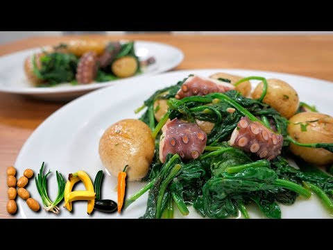 Octopus with potatoes and spinach - Lisbon inspirational tour - Day 5 - kvalilog_11