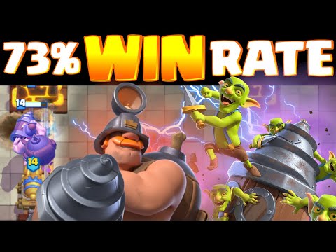 73% WIN RATE Mighty Miner Deck! /w Goblin Drill! - Clash Royale