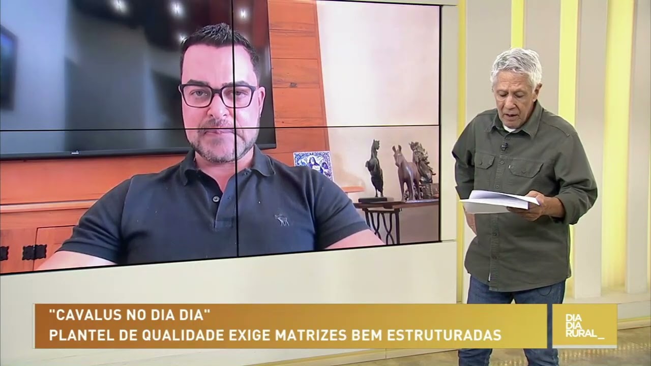 Rafael Pinelli, criador de cavalos quarto de milha, em Bauru, no interior de São Paulo
