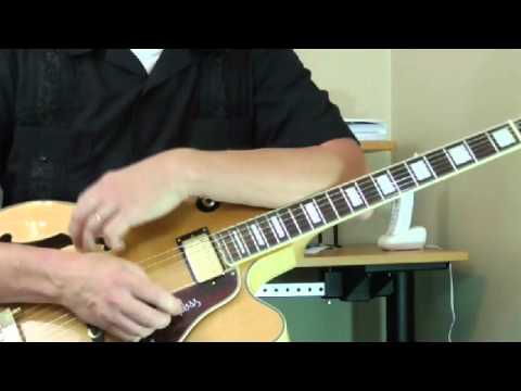 Chuck Berry Blues Guitar - Lesson #3   Shuffle Rhythms & Sliding Chords