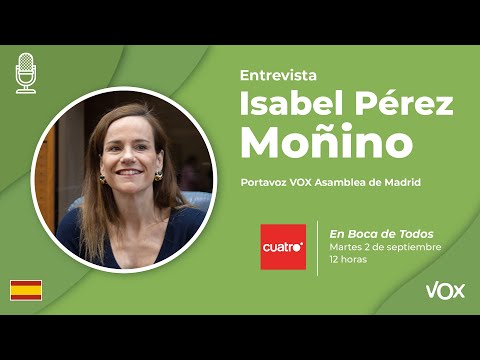 02.09 | Interview with ISABEL PEREZ MOÑINO on EN BOCA DE TODOS on CUATRO.