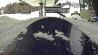 Snowboarding at Waterville Valley 2014