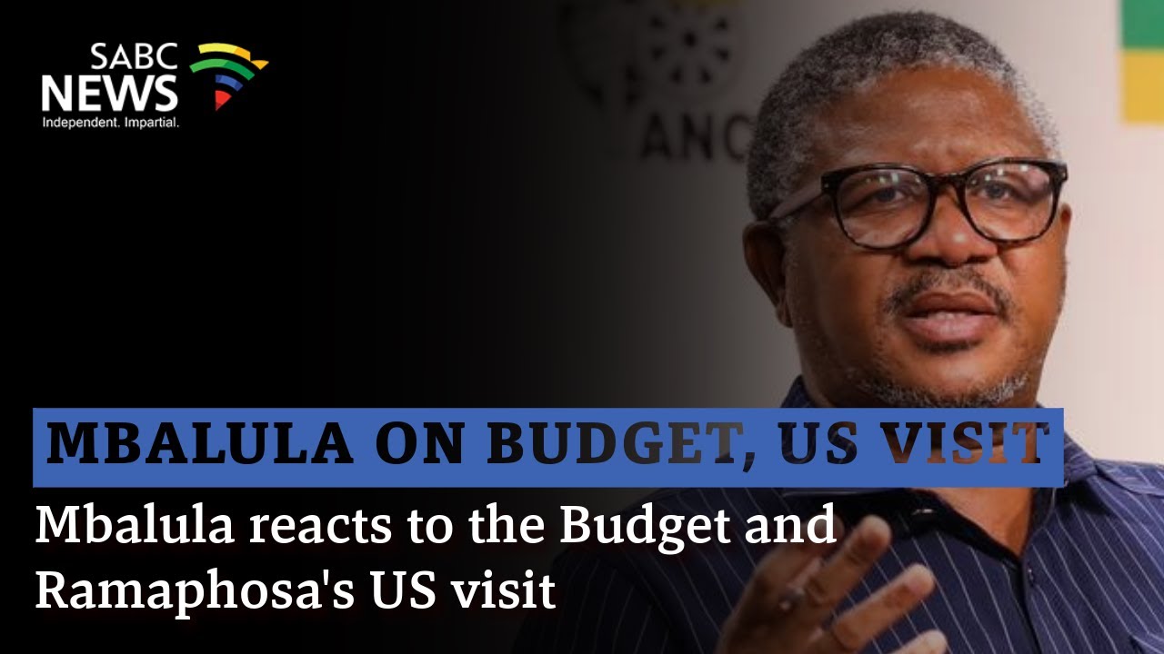 Mbalula reacts to the Budget and Ramaphosa's US visit