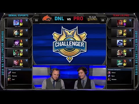Team LoL Pro vs Denial eSports | Game 2 QuarterFinals S4 NACS #2 Summer 2014 Playoffs | PRO vs DNL