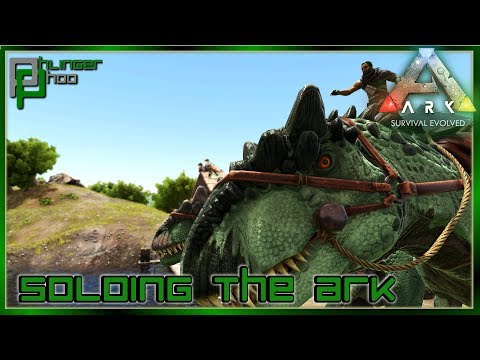 MOUNTAINSIDE TAMING TRIP! TRIPLE ALLOSAURUS TAMING! Soloing the Ark S5E45