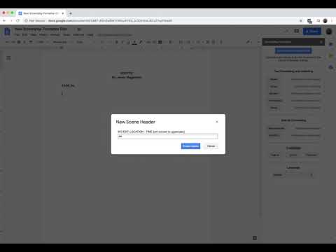 Screenplay Formatter