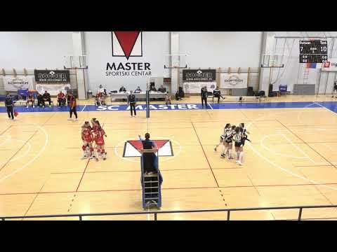 ŽENSKA ODBOJKA: Partizan - Tent 0:3 | trinaesto kolo Superlige (24.12.2021.)