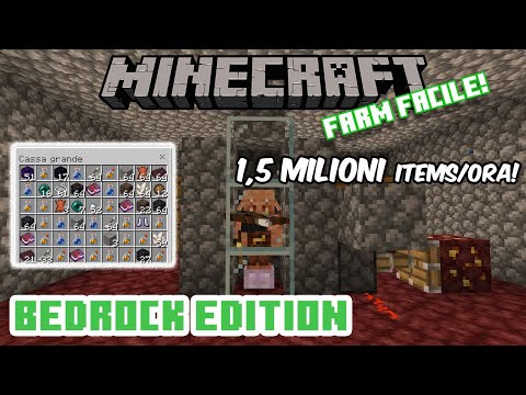 [1.20+] La Più VELOCE FARM di SCAMBI PIGLIN per Bedrock Edition || MINECRAFT ITA