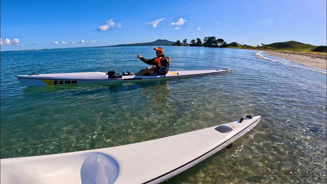 Nice trip to Browns Island - Fenn surfskis