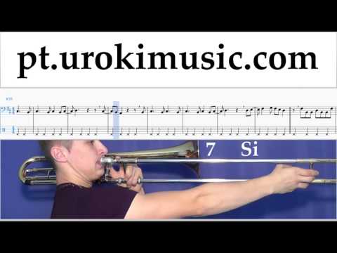 Aulas de Trombone Shawn Mendes - There's Nothing Holdin' Me Back Curso Aprender Parte#2 um-i372
