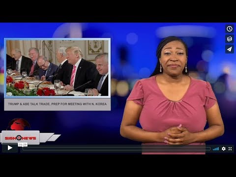 Trump & Abe talk trade, prep for meeting with N. Korea (ASL - 4.18.18)