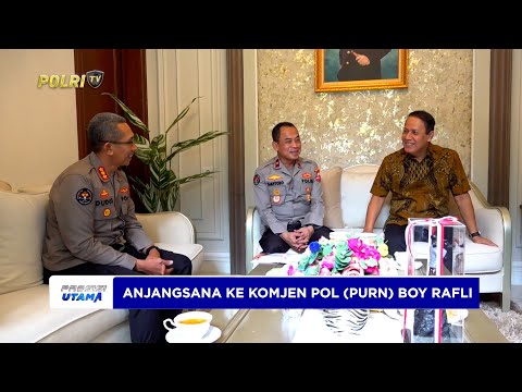 DIVHUMAS ANJANGSANA KE KOMJEN POL PURN BOY RAFLI AMAR JELANG HUT KE-74 HUMAS POLRI
