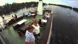 preview picture of video 'm/s Ukko boat timelapse August 2011, Lakeland'