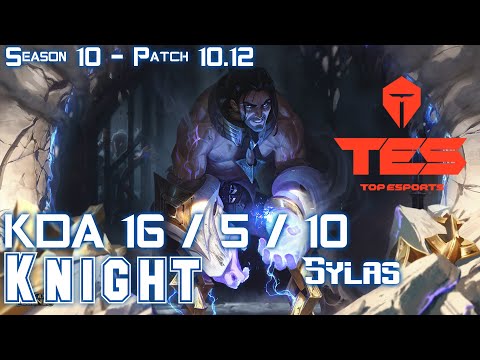 TES Knight SYLAS vs LISSANDRA Mid - Patch 10.12 KR Ranked