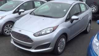 2014 Ford Fiesta S Sedan Interior and Exterior Tour
