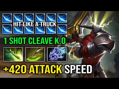 SPEED IS KING +420 Attack Speed Butterfly Moon Shard 10K MMR Sven OP Cleave Insane 1030 GPM Dota 2