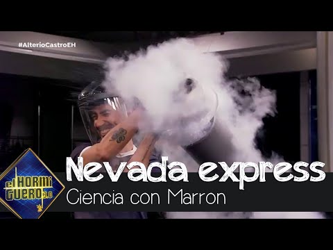 Marron crea una increíble nevada exprés - El Hormiguero 3.0