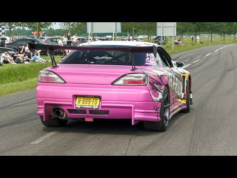 JDM Cars Leaving Japfest 2024 - Top Secret Supra, Chargespeed Nissan GT-R, Skyline R32, Pandem Supra
