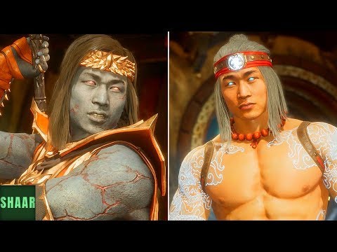 Mortal Kombat 11 - Liu Kang Vs Liu Kang (Mirror Match) - All Intros Dialogues