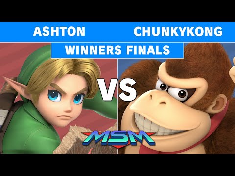 MSM Online 10 - ChunkyKong (Donkey Kong) Vs Ashton (Young Link) Winners Finals - Smash Ultimate