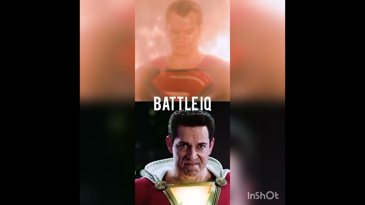SUPERMAN VS SHAZAM #battle #dc #shorts
