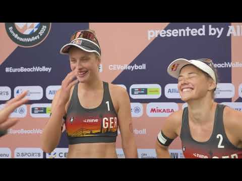 Müller & Tillmann über den Sieg im deutschen Duell | Beach-EM | SDTV Volleyball