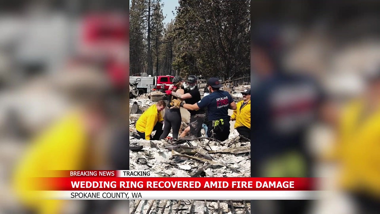 NonStop Local: a family finds their mother's wedding ring in the rubble of their burned home