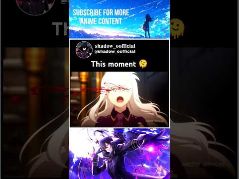 This moment 🫠 Fate/Stay Night: Unlimited Blade Works ✨ | #anime #animeedit