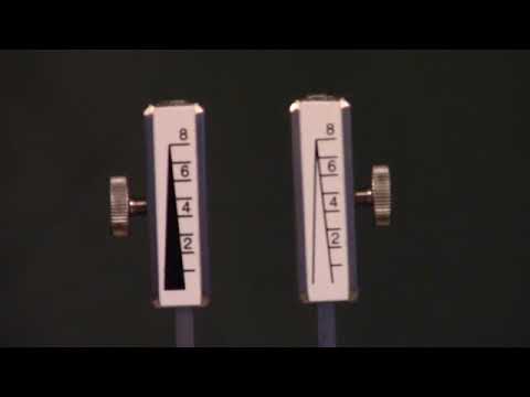 Schwingungsprüfung mit der Rydel-Seiffer-Stimmgabel