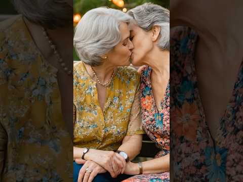 Older Brazilian Women Love #lesbian #Igbtq #kiss #ytshorts #youtubeshorts #shorts