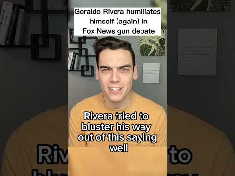 Geraldo Rivera just embarrassed himself on live tv again #shorts