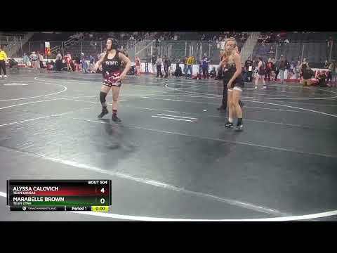 112 Lbs Champ. Round 1 - Alyssa Calovich, Team Kansas Vs Marabelle Brown, Team Utah F6a4