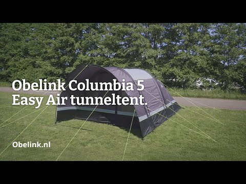 Obelink Columbia 5 Easy Air tunneltent | Productvideo | Obelink