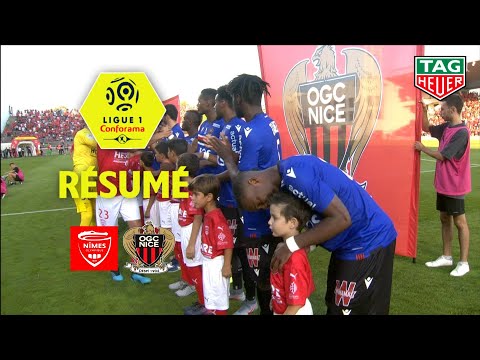 Nîmes Olympique - OGC Nice ( 1-2 ) - Résumé - (NIMES - OGCN) / 2019-20