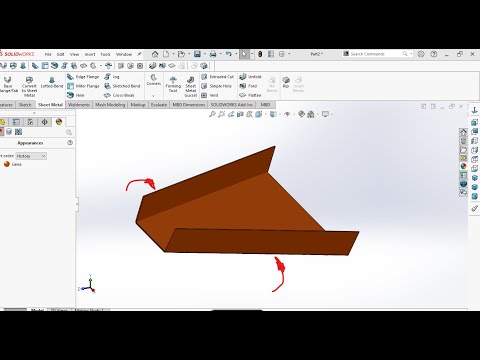Sheet Metal Bending using SOLIDWORKS Software