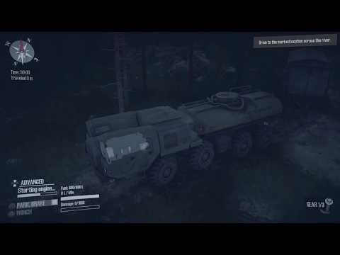 Spintires: MudRunner - CROSS A RIVER challenge - 3 STARS (PS4) MAZ 7310