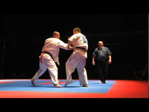 Zsolt Balogh vs. Gudauskas Darius - European (Shin)Kyokushin Karate Championship 2011 Vilnius
