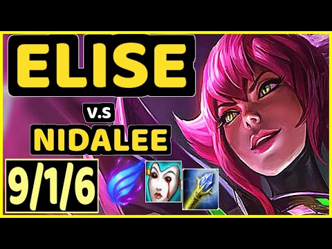 AGURIN (ELISE) vs NIDALEE - 9/1/6 KDA JUNGLE CHALLENGER GAMEPLAY - EUW