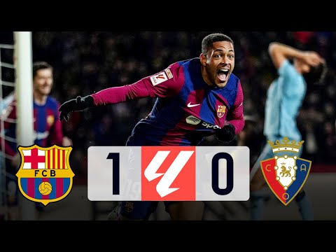 Barcelona vs Osasuna [1-0], La Liga 2023/24 - MATCH REVIEW