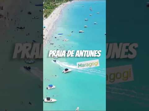 Conheça a Praia de Antunes em Maragogi | O Azul Surreal de Alagoas